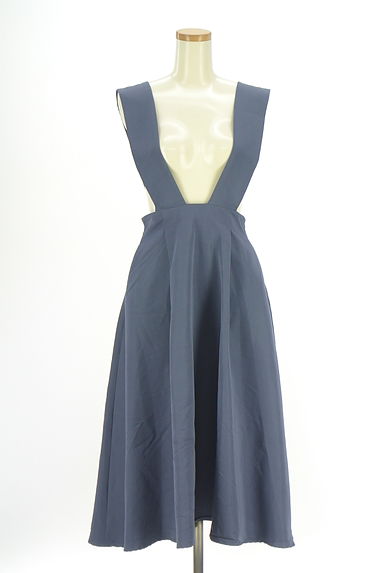 NANO universe（ナノユニバース）の古着「ミモレ丈サロペットスカート（オーバーオール・サロペット）」大画像１へ