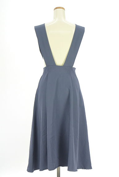 NANO universe（ナノユニバース）の古着「ミモレ丈サロペットスカート（オーバーオール・サロペット）」大画像２へ