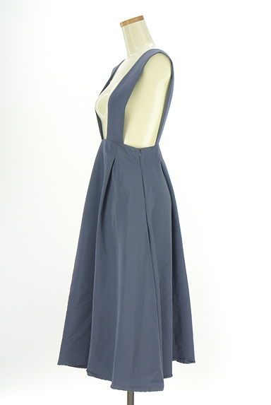 NANO universe（ナノユニバース）の古着「ミモレ丈サロペットスカート（オーバーオール・サロペット）」大画像３へ