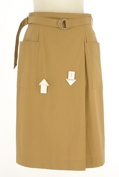 ROPE（ロペ）の古着「ベルト付きミディ丈スカート（スカート）」大画像４へ