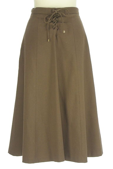 クリックで大画像表示 PROPORTION BODY DRESSING(プロポーションボディドレッシング)の古着「ミモレ丈フレアスカート(ロングスカート・マキシスカート)」大画像2へ