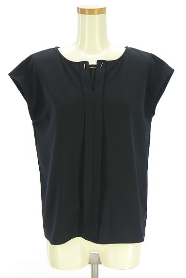 N.Natural Beauty Basic*（エヌ ナチュラルビューティーベーシック）の古着「フロントタックノースリカットソー（カットソー・プルオーバー）」大画像１へ