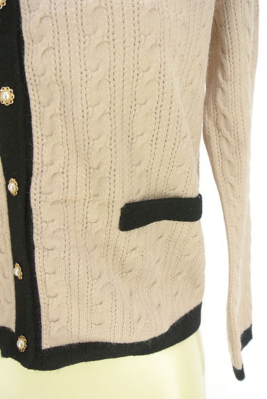 PROPORTION BODY DRESSING（プロポーションボディドレッシング）の古着「ケーブル編みニットカーディガン（カーディガン・ボレロ）」大画像５へ