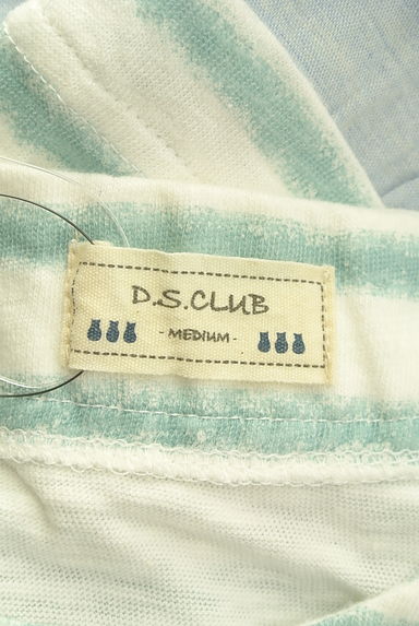 drug store's（ドラッグストアーズ）の古着「D.S.CLUB ボーダー×無地 別地切替ワンピース（ワンピース・チュニック）」大画像６へ