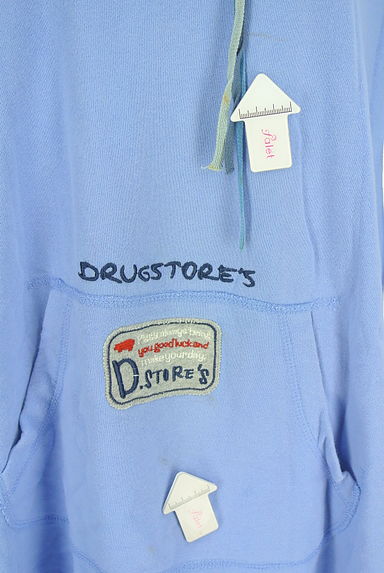 drug store's（ドラッグストアーズ）の古着「ロゴ刺繍＆ワッペン付きスウェットパーカーワンピース（ワンピース・チュニック）」大画像５へ