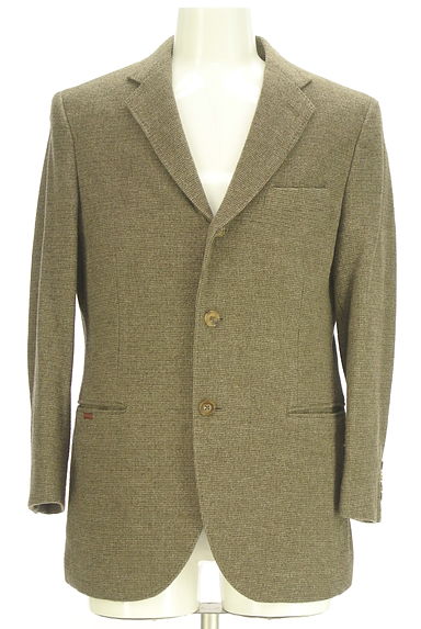 PAPAS（パパス）の古着「チェック柄ウール混テーラードジャケット（ジャケット）」大画像１へ