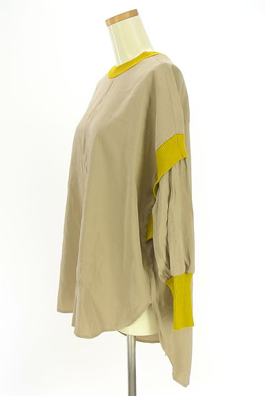 OSMOSIS（オズモーシス）の古着「リブニットアクセントプルオーバー（カットソー・プルオーバー）」大画像３へ