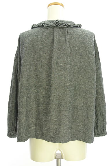 Samansa Mos2（サマンサモスモス）の古着「綿麻フリルブラウス（ブラウス）」大画像２へ