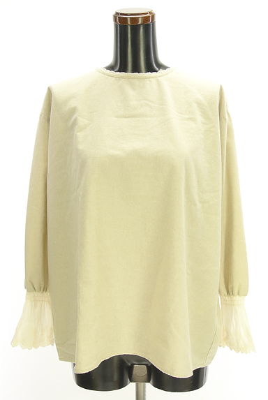 Samansa Mos2（サマンサモスモス）の古着「刺繍入りキャンディスリーブブラウス（カットソー・プルオーバー）」大画像１へ