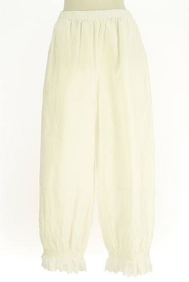 クリックで大画像表示 Samansa Mos2(サマンサモスモス)の古着「刺繍入りコクーンパンツ(パンツ)」大画像1へ