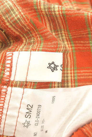 Samansa Mos2（サマンサモスモス）の古着「SM2 チェック柄コットンハーフパンツ（ショートパンツ・ハーフパンツ）」大画像６へ