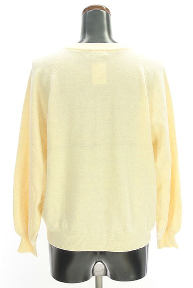 Samansa Mos2（サマンサモスモス）の古着「ワンポイント刺繍ニットカーディガン（カーディガン・ボレロ）」大画像２へ