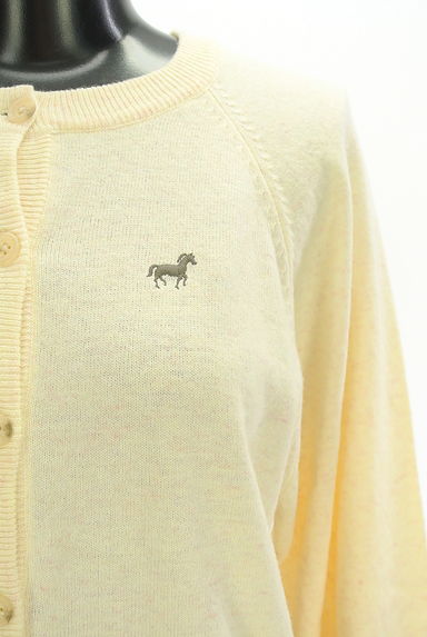 Samansa Mos2（サマンサモスモス）の古着「ワンポイント刺繍ニットカーディガン（カーディガン・ボレロ）」大画像４へ