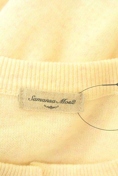 Samansa Mos2（サマンサモスモス）の古着「ワンポイント刺繍ニットカーディガン（カーディガン・ボレロ）」大画像６へ