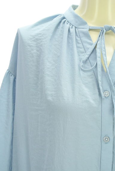 Samansa Mos2（サマンサモスモス）の古着「sm2rhythm スキッパーロングシャツワンピ（ワンピース・チュニック）」大画像４へ