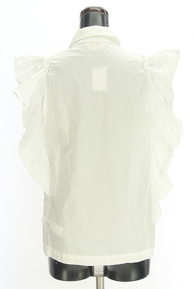 クリックで大画像表示 kate spade new york(ケイトスペード ニューヨーク)の古着「肩フリルブラウス(ブラウス)」大画像2へ