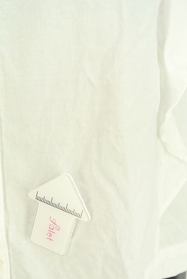 クリックで大画像表示 kate spade new york(ケイトスペード ニューヨーク)の古着「肩フリルブラウス(ブラウス)」大画像5へ