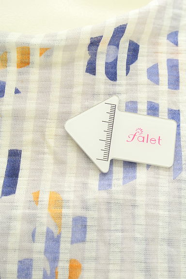 クリックで大画像表示 ARTISAN(アルチザン)の古着「ストライプ×花柄タイトワンピース(ワンピース・チュニック)」大画像4へ