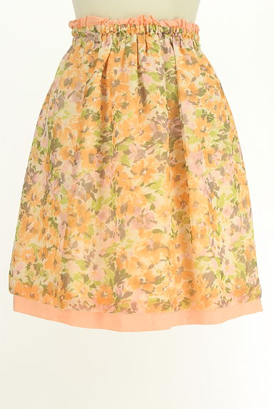 QUEENS COURT（クイーンズコート）の古着「リバーシブル膝丈フレアスカート（スカート）」大画像１へ