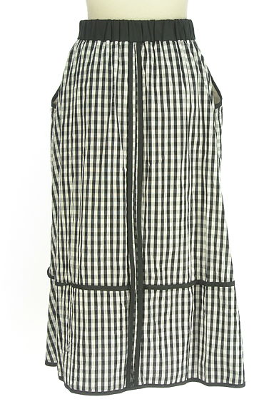 Re.Verofonna（ヴェロフォンナ）の古着「パイピングチェックロングスカート（ロングスカート・マキシスカート）」大画像２へ