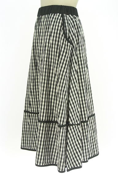 Re.Verofonna（ヴェロフォンナ）の古着「パイピングチェックロングスカート（ロングスカート・マキシスカート）」大画像３へ
