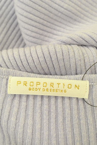 クリックで大画像表示 PROPORTION BODY DRESSING(プロポーションボディドレッシング)の古着「リブニットロングワンピース(ワンピース・チュニック)」大画像6へ