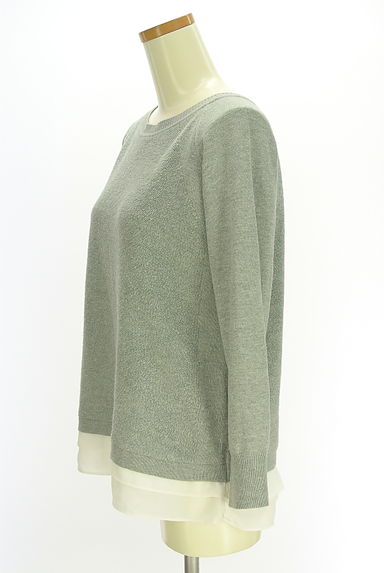 MAYSON GREY（メイソングレイ）の古着「バックファスナーパイル切替ニット（ニット）」大画像３へ