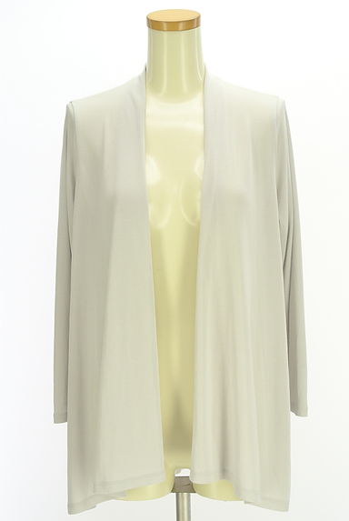 LAUTREAMONT（ロートレアモン）の古着「フロントオープンミドルニットカーディガン（カーディガン・ボレロ）」大画像１へ