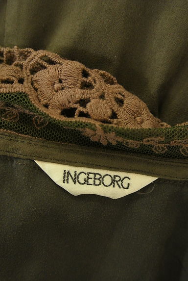 INGEBORG（インゲボルグ）の古着「刺繍レーススウェード調ブラウス（ブラウス）」大画像６へ