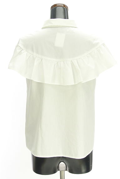 STRAWBERRY-FIELDS（ストロベリーフィールズ）の古着「パールボタンフリルブラウス（ブラウス）」大画像２へ