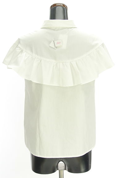 STRAWBERRY-FIELDS（ストロベリーフィールズ）の古着「パールボタンフリルブラウス（ブラウス）」大画像４へ