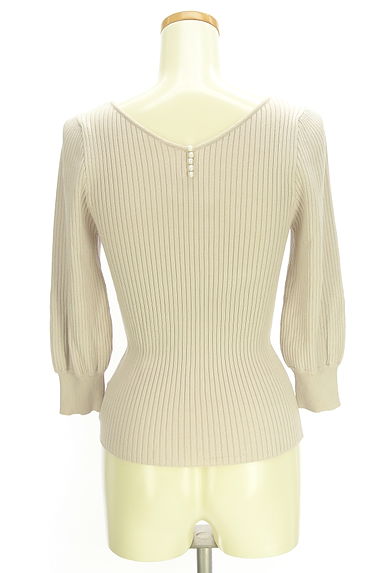 PROPORTION BODY DRESSING（プロポーションボディドレッシング）の古着「パール付き前後2WAYリブニット（ニット）」大画像２へ