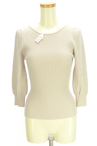 PROPORTION BODY DRESSING（プロポーションボディドレッシング）の古着「パール付き前後2WAYリブニット（ニット）」大画像４へ