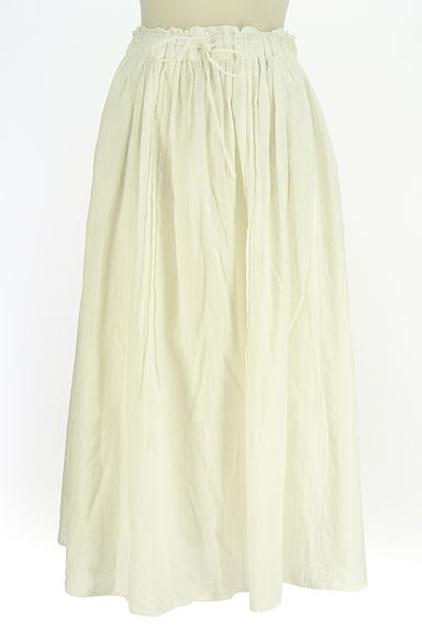 Samansa Mos2（サマンサモスモス）の古着「ストライプドビーコットンロングスカート（ロングスカート・マキシスカート）」大画像１へ