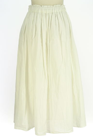 Samansa Mos2（サマンサモスモス）の古着「ストライプドビーコットンロングスカート（ロングスカート・マキシスカート）」大画像２へ