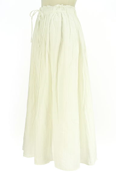 Samansa Mos2（サマンサモスモス）の古着「ストライプドビーコットンロングスカート（ロングスカート・マキシスカート）」大画像３へ