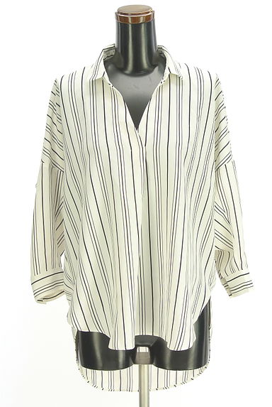 BARNYARDSTORM（バンヤードストーム）の古着「ストライプスキッパーブラウス（カットソー・プルオーバー）」大画像１へ