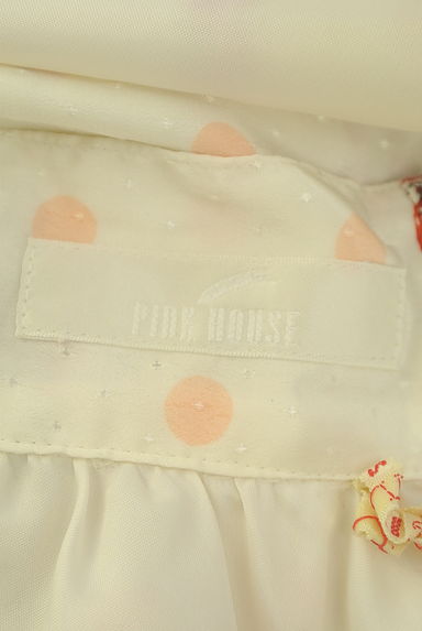 PINK HOUSE（ピンクハウス）の古着「ドット×イチゴ柄膝丈スカート（スカート）」大画像６へ