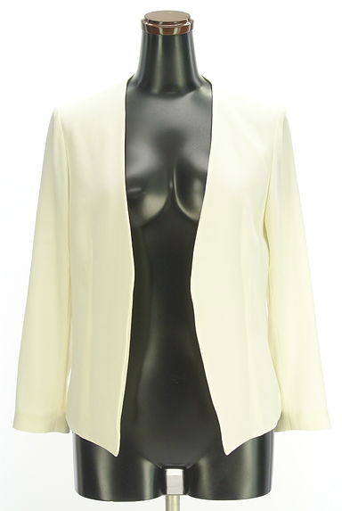 theory luxe（セオリーリュクス）の古着「フロントオープンノーカラージャケット（ジャケット）」大画像１へ