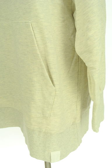 WILLFULLY（ウィルフリー）の古着「レザータグ付きミドル丈フーディ（スウェット・パーカー）」大画像５へ