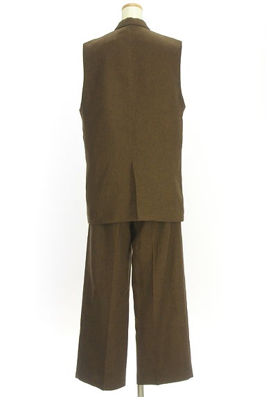 FREAK'S STORE（フリークスストア）の古着「ミドル丈ベスト+ワイドパンツ（セットアップ（ジャケット＋パンツ））」大画像２へ