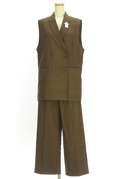 FREAK'S STORE（フリークスストア）の古着「ミドル丈ベスト+ワイドパンツ（セットアップ（ジャケット＋パンツ））」大画像３へ