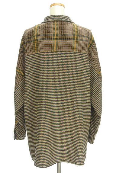 クリックで大画像表示 WILLFULLY(ウィルフリー)の古着「チェック柄CPOジャケット(ジャケット)」大画像2へ