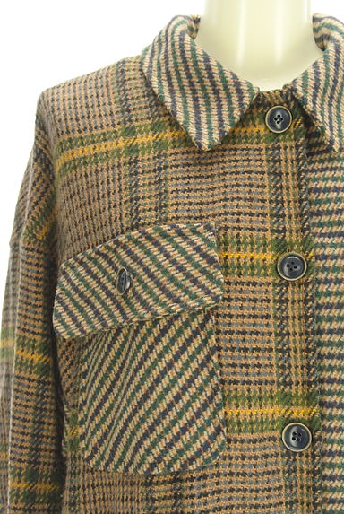 クリックで大画像表示 WILLFULLY(ウィルフリー)の古着「チェック柄CPOジャケット(ジャケット)」大画像4へ