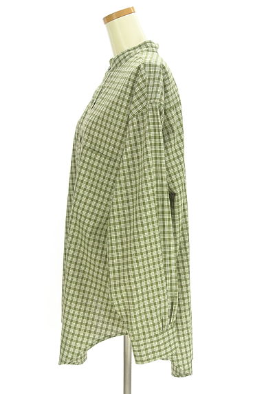 Kastane（カスタネ）の古着「オーバーサイズチェックシャツチュニック（ワンピース・チュニック）」大画像３へ