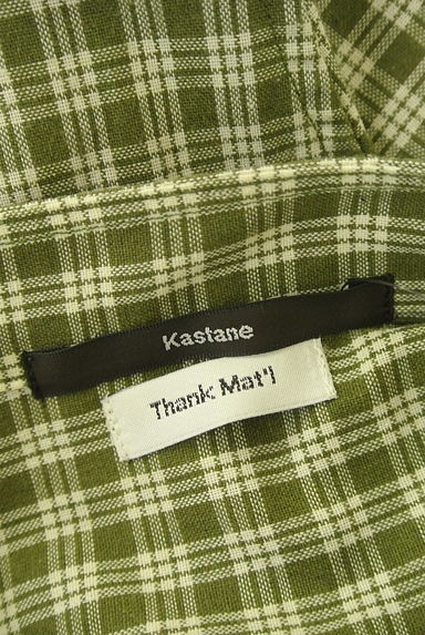 Kastane（カスタネ）の古着「オーバーサイズチェックシャツチュニック（ワンピース・チュニック）」大画像６へ