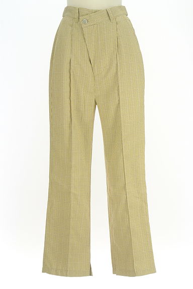 Kastane（カスタネ）の古着「センターシームチェック柄ストレートパンツ（パンツ）」大画像１へ