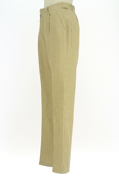 Kastane（カスタネ）の古着「センターシームチェック柄ストレートパンツ（パンツ）」大画像３へ