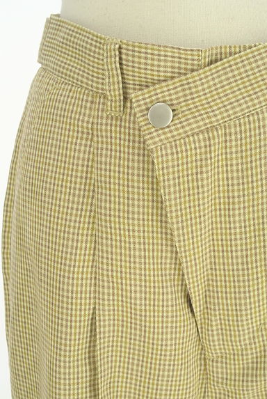 Kastane（カスタネ）の古着「センターシームチェック柄ストレートパンツ（パンツ）」大画像４へ