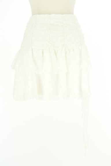 クリックで大画像表示 Kastane(カスタネ)の古着「アシメティアードフリルレースミニスカート(ミニスカート)」大画像1へ